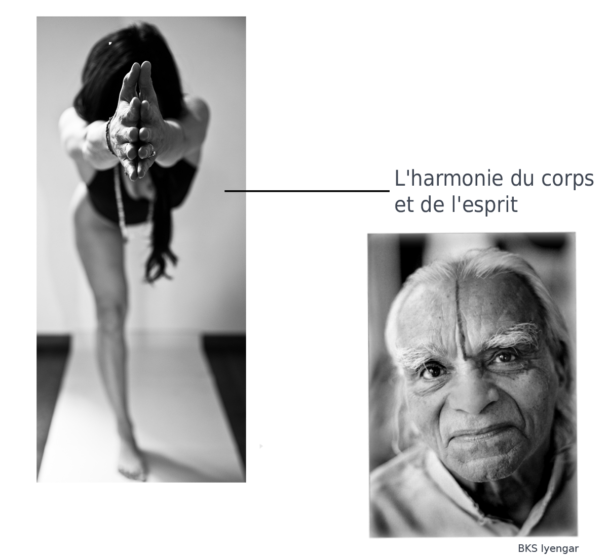 LE YOGA IYENGAR® à Tours, Andréa Muñoz-Allendes et B.K.S. Iyengar, l'harmonie du corps et de l'esprit.